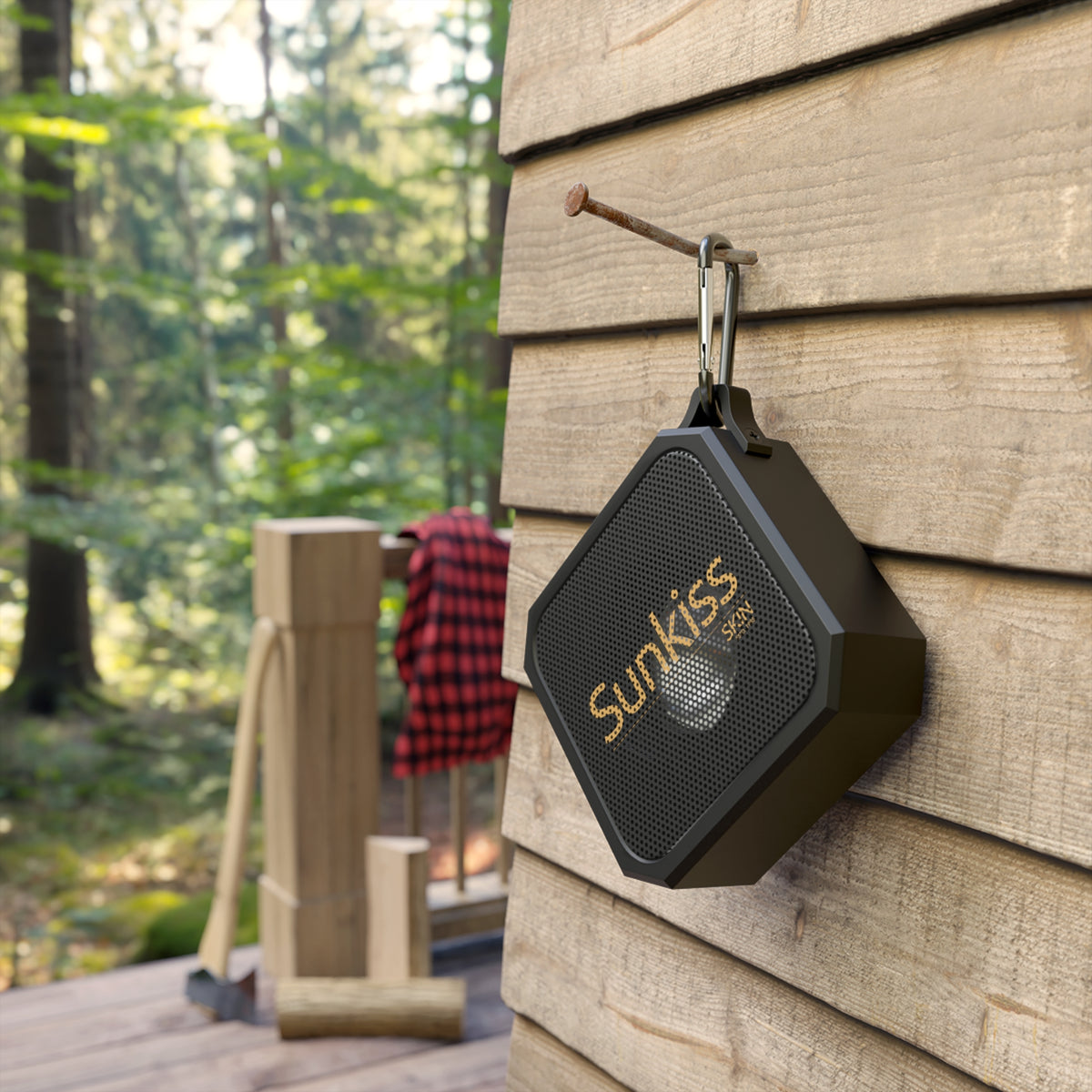 Portable Bluetooth Speaker - Sunkiss Outdoor Waterproof Speaker with Carabiner