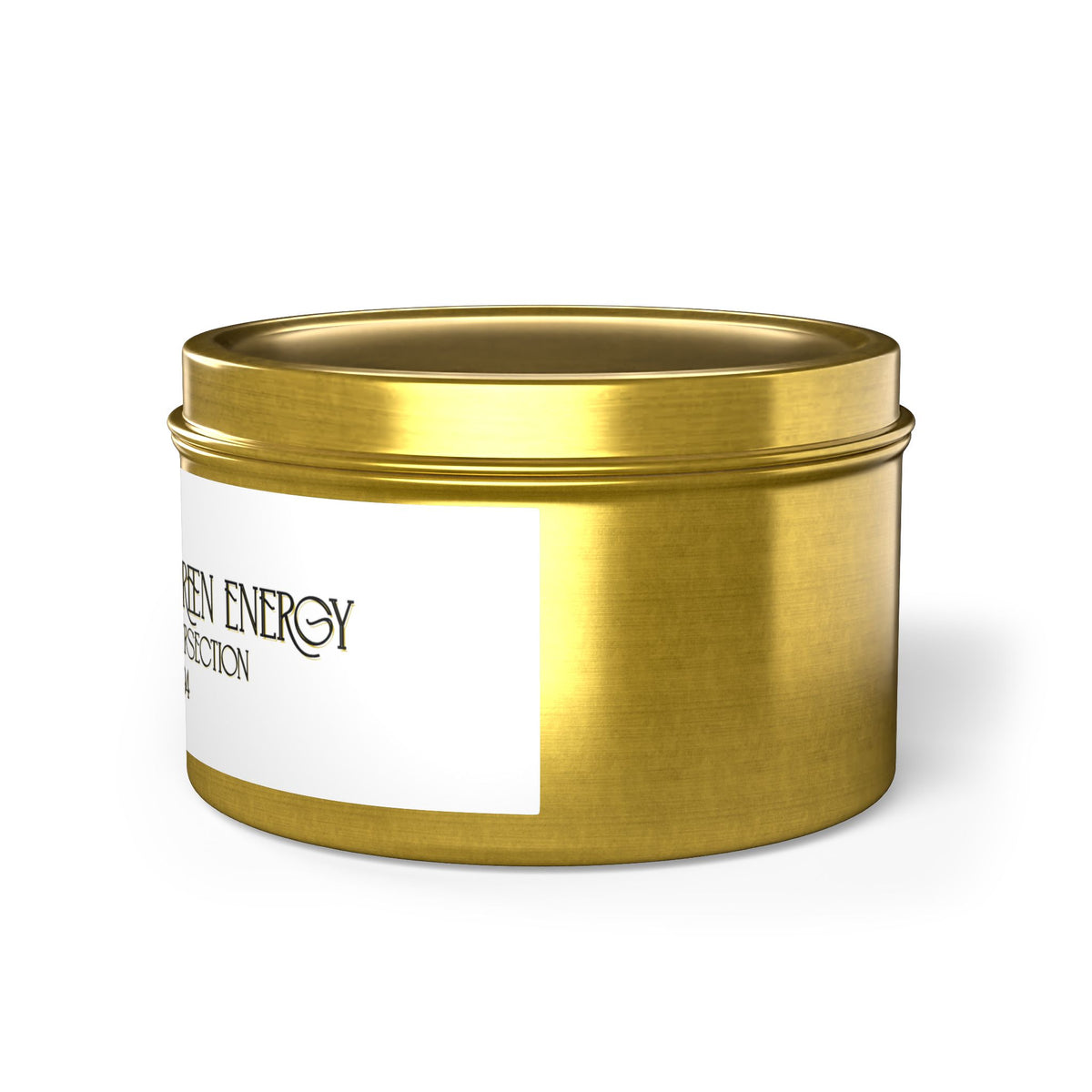 Golden Evergreen Energy Candles