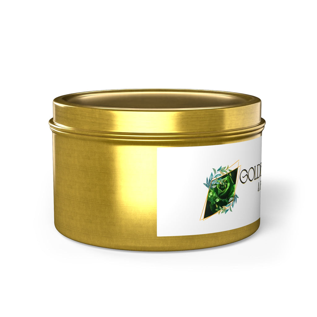 Golden Evergreen Energy Candles