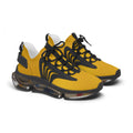 Gold Mesh Women's Sneakers Lightweight Breathable Athletic Shoes