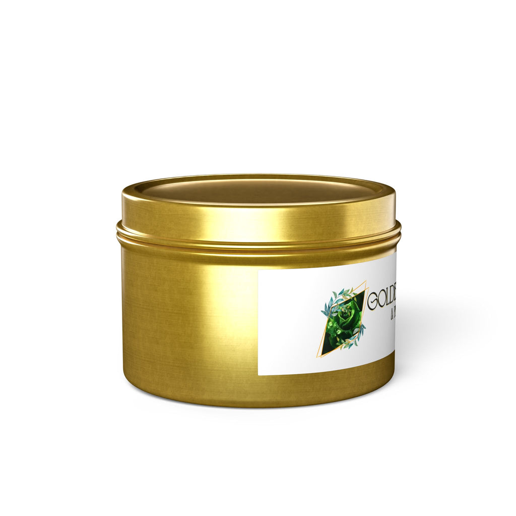 Golden Evergreen Energy Candles