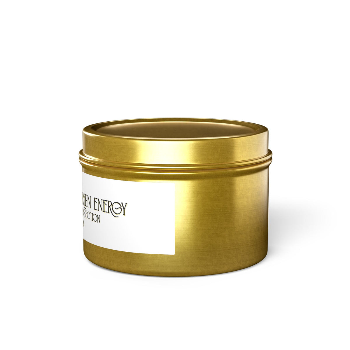 Golden Evergreen Energy Candles